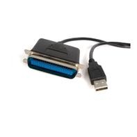 StarTech 6 ft. (1.8 m) USB to Parallel Port Adapter - IEEE-1284 - Male/Male - USB to Centronics Cable (ICUSB1284) - parallelladapter - USB 2.0 - IEEE 1284