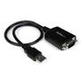 STARTECH 30cm USB to RS232 Serial DB9 Adapter Cable with COM Retention