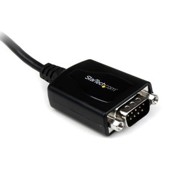 StarTech 1 ft USB to RS232 Serial DB9 Adapter Cable with COM Retention - seriell adapter - USB - RS-232 (ICUSB232PRO)