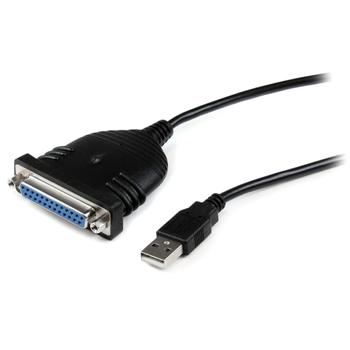STARTECH "1,8m USB to DB25 Parallel Printer Adapter Cable - M/F"	 (ICUSB1284D25)