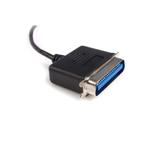 StarTech 6 ft. (1.8 m) USB to Parallel Port Adapter - IEEE-1284 - Male/Male - USB to Centronics Cable (ICUSB1284) - parallelladapter - USB 2.0 - IEEE 1284 (ICUSB1284)