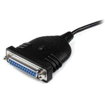 STARTECH "1,8m USB to DB25 Parallel Printer Adapter Cable - M/F" (ICUSB1284D25 $DEL)