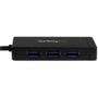STARTECH 3-Port USB 3.0 Hub plus Gigabit Ethernet - USB-C - Includes Power Adapter (HB30C3A1GE)