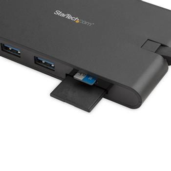 STARTECH USB C MULTIPORT ADAPT HDMI VGA 3X USB 3.0-SD- PD 3.0WRAPAROUND PERP (DKT30CHVSCPD)