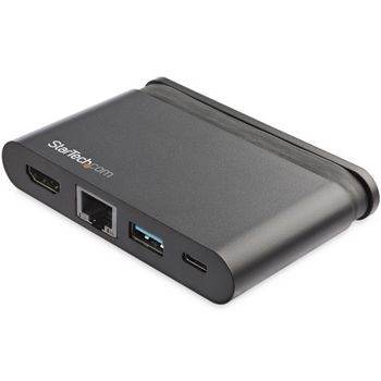 STARTECH USB C MULTIPORT ADAPTER - HDMI 4K -1XA 1XC  GBE-100W PD 3.0 ACCS (DKT30CHCPD)
