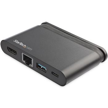 STARTECH USB C MULTIPORT ADAPTER - HDMI 4K -1XA 1XC  GBE-100W PD 3.0 ACCS (DKT30CHCPD)