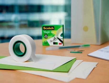 3M Scotch borddispenser sort+16rl tape 19mmx33m (7100040324)