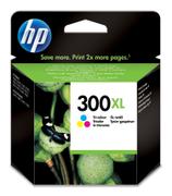HP 300XL - CC644EE - 1 x Yellow,1 x Cyan,1 x Magenta - Ink cartridge - High Yield - For Deskjet F2430, F2483, F2488, F4435, F4580, Envy 100 D410, 11X D411, 120, Photosmart C4685