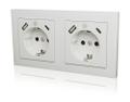ICY BOX Socket-Outlet Type F + Usb A