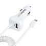 STARTECH LIGHTNING CAR CHARGER - WITH 1M COILED CABLE CAR IPHONE CHARGER CHAR (USBLT2PCARW2)