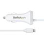 STARTECH LIGHTNING CAR CHARGER - WITH 1M COILED CABLE CAR IPHONE CHARGER CHAR (USBLT2PCARW2)