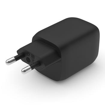 BELKIN 65W PD PPS DUAL USB-C GAN CHARGER BLACK CHAR (WCH013VFBK)