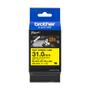 BROTHER HSe-661E Heat Shrink Tube Black on Yellow 31.0mm (HSE661E)