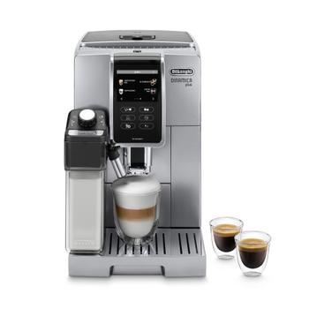 DELONGHI Dinamica Plus Automatisk Espressomaskin ECAM370.95.S (sølv) 3,5" touch display, programstyring,  to kopper-funksjon,  3 brukerprofiler (132215338)