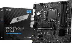 MSI Pro B760m-p Ddr4 S-1700 Matx Micro-ATX Bundkort