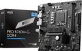 MSI PRO B760M-G DDR4 LGA1700 mATX MB DDR4 PCIe x16 4xSATA