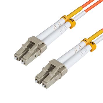 MicroConnect Nettverkskabel - LC/ PC-multimodus (hann) til LC/ PC-multimodus (hann) - 0.5 m - fiberoptisk - 62,5 / 125 mikroner - OM1 - halogenfri (FIB4400005)
