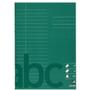 BANTEX Skolehæfter lin.8,5mm/22 lin. A5 24 sider m.grøn (25)