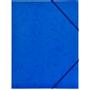 BNT Mappe m/elastik A4 blå m/3 klapper(24stk) karton