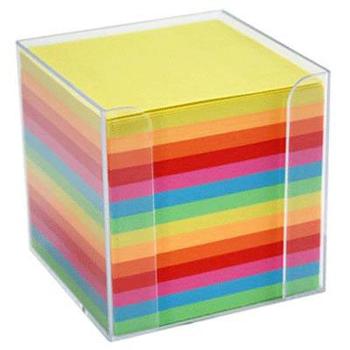 BNT Kubusdispenser kulørt Folia 700ark 9, 5x9, 5x9, 5 cm (939900)
