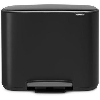 BRABANTIA BO pedalspand Matt Black 3x11 ltr (121104)