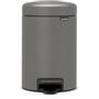BRABANTIA Newlcon pedalspand Mineral Concrete Grey  3 ltr