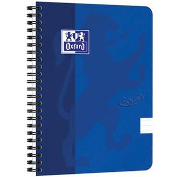OXFORD Notatbok OXFORD Touch A5+ 90g linjer blå (400103998*5)