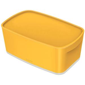 LEITZ Opbevaringsboks MyBox S m/låg Cosy gul (52630019*4)