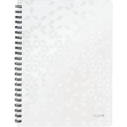 LEITZ Notesblok WOW PP A4 m/hul lin.80ark hvid