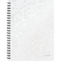 LEITZ Notesblok WOW PP A4 m/hul lin.80ark hvid