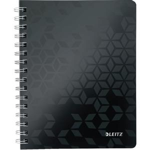 LEITZ Wow Notesblok 80 g Sort A5 215x181x20mm (46390095*6)