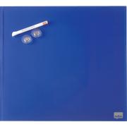NOBO Diamond board 45x45 cm, blue, glass, magnetic