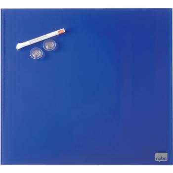 NOBO Diamond board 45x45 cm, blue, glass, magnetic (1903953)