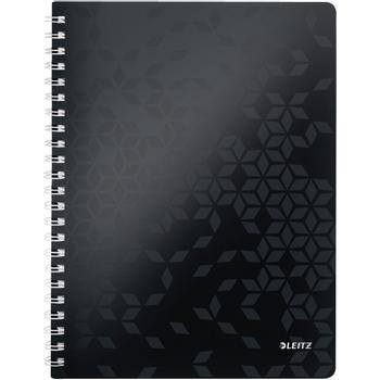 LEITZ Wow Notesblok 80 g Sort A4 307x240x20mm (46370095*6)