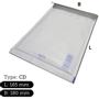 PROPAC Emballagekuvert Airpro CD hvid 200x175 mm bobleforede (100)