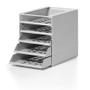 DURABLE Skuffekabinet 5-fag grå