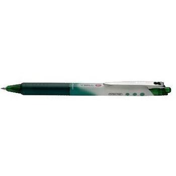 PILOT V Ball RT pen med 0,5 mm spids i farven grøn (355592*12)