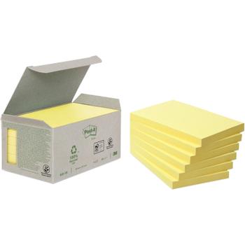 POST-IT Note POST-IT Recycled 127x76mm gul 6/pk (7100172257)
