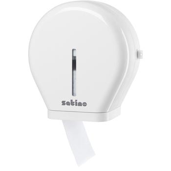 Satino Jumbo Small dispenser t/ toiletpapir hvid (331050)
