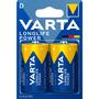 VARTA Longlife Power D / LR20 alkaliparisto 2kpl