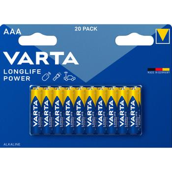 VARTA Longlife Power AAA/LR03 alkaliparisto 20kpl (4903121420)