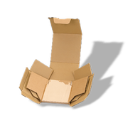 WhiteLabel Fikseringskasse 160x80x10mm brun