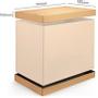 OEM Bund/Låg 791x591x100mm, 1/2 pl Kvalitet C 53610  Brun  4pkt.