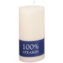 OEM Bloklys 70x150 mm, ren stearin Hvid