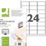 QConnect multi etiketter Pk/100 ark A4 63,5x33,9 mm