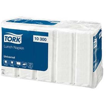 TORK 509300-118757 33x33cm servietter hvid 500stk (509300-118757)