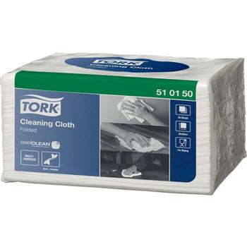 TORK 510150 aftørringsklud W8 hvid 55stk (510150*8)