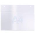 TWINCO akryldisplay A4-format til vægmontage