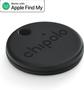 CHIPOLO ONE Spot sporingsbrikke (sort) Vannbestanding IPX5, batteri opptil 1 år, brukes med Apple Find My