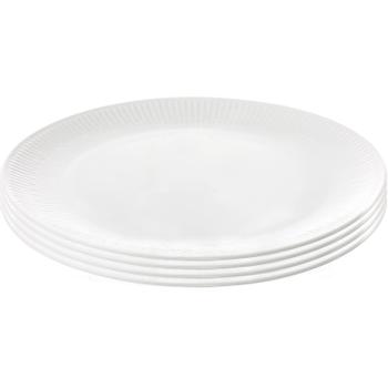 AIDA Relief Frokosttallerkner Hvid ø22cm (35186)